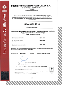 Certyfikat ISO 45001_PL